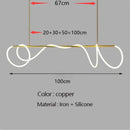 Modern Long Hose Led Ceiling Chandelier for Dining Room Kitchen Bar Pendant Lighting by Ljojo