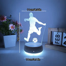 Football 3D Night Light USB Touch Colorful Light Atmosphere Gift by Ljojo