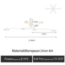 Ljojo Art Deco Nordic Ceiling Lights Modern Industrial Home Lighting Fixtures