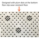 Ljojo 3 Piece White Bathroom Rugs Sets Non-Slip Bath Mats Lid Cover Contour Mat