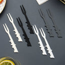 Ljojo 100PCS Plastic Fruit Fork Set for Home, Restaurant, Picnic, Camping - Reusable