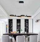 Ljojo Metal Acrylic LED Chandelier Modern Pendant Light Living Room Wall Lamp