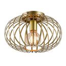 Ljojo Minimalist Iron Art Ceiling Light for Living Room, Bedroom, Kitchen.
