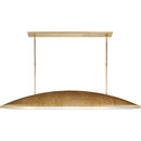Nordic Retro Postmodern LED Pendant Light Designer Gold Foil Chandelier for Home Decor by Ljojo
