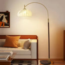 Contemporary Floor Lamp LED Retro Standing Light Luxury Living Room Bedroom Villa Hotel Elegant Decor Creative Study - Ljojo