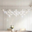 Ljojo Luxury Crystal Chandelier Pendant Light for Living Room and Dining Room Home Decor