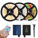 Ljojo™ Solar LED Strip Light: Rechargeable Outdoor Decoration for Garden, Christmas Atmosphere