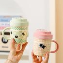 Cat Cartoon Ceramic Mug - Ljojo Original Fun Coffee Cup Beer Drinkware Breakfast Tea Gift