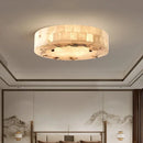 Ljojo Marble Ceiling Lamp 30CM 40CM Elegant Pendant Light for Bedroom Living Dining Room