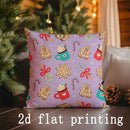 Ljojo Merry Christmas Santa Pillows - Sofa, Bedroom, Car Cushion Cover