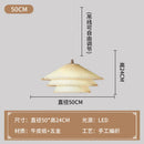 LED Pendant Light Handmade Cloth Japanese Minimalism Home Decor by Ljojo