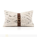 Ljojo Light Luxury Wool Blend Splicing Waist Pillow
