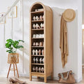 Ljojo™ Arched 8-Tier Shoe Cabinet with Adjustable Shelves