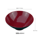 Ljojo Melamine Bowl Set for Tableware - Durable, Large Capacity, Imitation Porcelain Style
