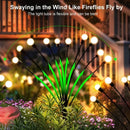 Ljojo Outdoor LED Solar Starburst Firefly Lights - Waterproof Garden Decorative Lamp