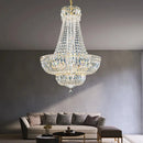 LED Crystal Chandelier Luxury European-Style High Ceiling Staircase for Living Room by Ljojo