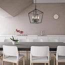 Ljojo Minimalist Farmhouse Chandelier for Kitchen Hallway Bedroom Light