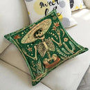 Day of the Dead Skeleton Pattern Pillow Covers by Ljojo - Sofa, Bedroom, Car Pillow Cover
