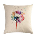 Ljojo Linen Pillowcase: Soft Printed Cover for Sofa, Car, or Home Décor