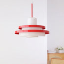 Ljojo Vintage Industrial Glass Pendant Light - Modern Chandelier for Restaurant Bar Living Room