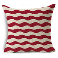 Geometric Linen Seat Cover 45x45cm for Home Decor - Ljojo