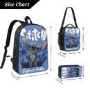 Ljojo Lilo Stitch 2025 Backpack Set with Lunch Box for Kids