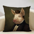 Cute Pig Pattern Pillowcase 45x45cm Ljojo Home Decor Sofa Linen Cushion Cover