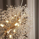 Nordic Crystal Dandelion Chandelier Pendant Light for Kitchen Dining Room by Ljojo