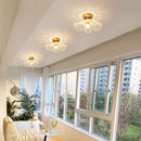 Nordic Restaurant Flower Led Ceiling Light Modern Coffee Shop Pendant Lamp Bedroom Bedside Bar Fresh E27 Hang Lamp by Ljojo