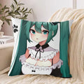 Ljojo 40*40 Hatsune Miku Pillow Cover Set for Stylish Bed Decor