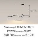 Ljojo Minimalist LED Pendant Lights for Dining Room, Restaurant, and Living Room