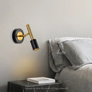 Ljojo Luxury Rotatable Spot Wall Sconce Light Metal Body Plating Retro Design