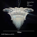 Luxury European Murano Vintage Glass Chandelier LED for Living Room Staircase Villa Ljojo