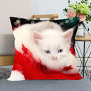 Cute Cat Print Pillowcase by Ljojo - Perfect for Home, Car, and Sofa