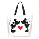 Ljojo Mickey Mouse Head Shoulder Bag - Large Capacity Stylish Women's Shopping Bag