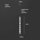2026 New Trend Crystal Bullet High Ceiling Chandelier | Ljojo Light Fixture for Living Room Staircase