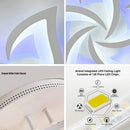 Ljojo Lotus Ceiling Chandelier: Modern Luxury LED Bedroom Lamp Art Decor Lighting