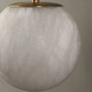 Ljojo Marble Ball Wall Light, Copper Finish, G9 Bulb, 12/15cm, Home Decor Sconce