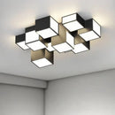 Nordic Designer LED Ceiling Lamp with Remote Dimming - Modern Lustres for Living Room and Bedroom by Ljojo