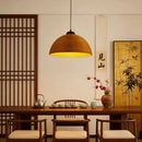 Nordic Style Handmade Wicker Chandelier LED Pendant Light for Living Room by Ljojo