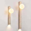 LED Strip Wall Lamp Yellow Hole Stone Bedroom Cream Style High-End Home Decoration Staircase Lighting - Ljojo