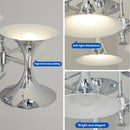 Ljojo Bauhaus Cups Design LED Pendant Light High-end Metal Chandelier Fixture