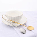 Ljojo Mini Teaspoon Set in Black Rose Gold Stainless Steel