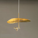 Ljojo Lotus Leaf Chandelier: Luxury Copper Dining Room Pendant Light