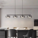 Nordic Glass Pendant Light Dimmable Chandelier by Ljojo for Kitchen Dining Room Island