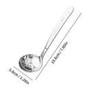 Ljojo Long Handle Stainless Steel Soup Spoon, Thickened & Dishwasher Safe
