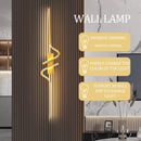 LED Wall Lamp Modern Golden Wall Light Living Room Bedroom Sconce Ljojo Decor