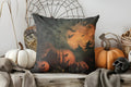 Halloween Ghosts & Castle Print Pillow Cover for Sofa, Bedroom, Car - Ljojo