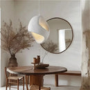 Ljojo Irregular Resin LED Hanging Lamp Wabi-sabi Nordic Creative Home Decoration LED