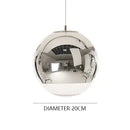 Nordic Glass Ball Pendant Light for Dining Room - Modern Hanging Lamp by Ljojo